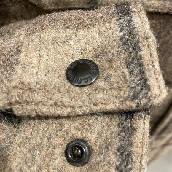 Filson Lined Mackinaw Wool Jac-shirt Limited Edition Brown/Tan Multi Size M - Picture 9 of 9